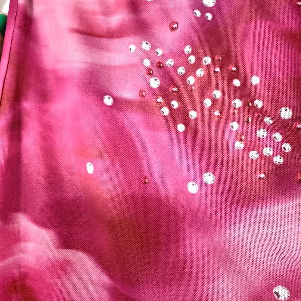 NWT Outcast “Eliza” Vibrant Pink/Magenta Floral Rose Print Mini Skirt Size Small - Picture 6 of 15